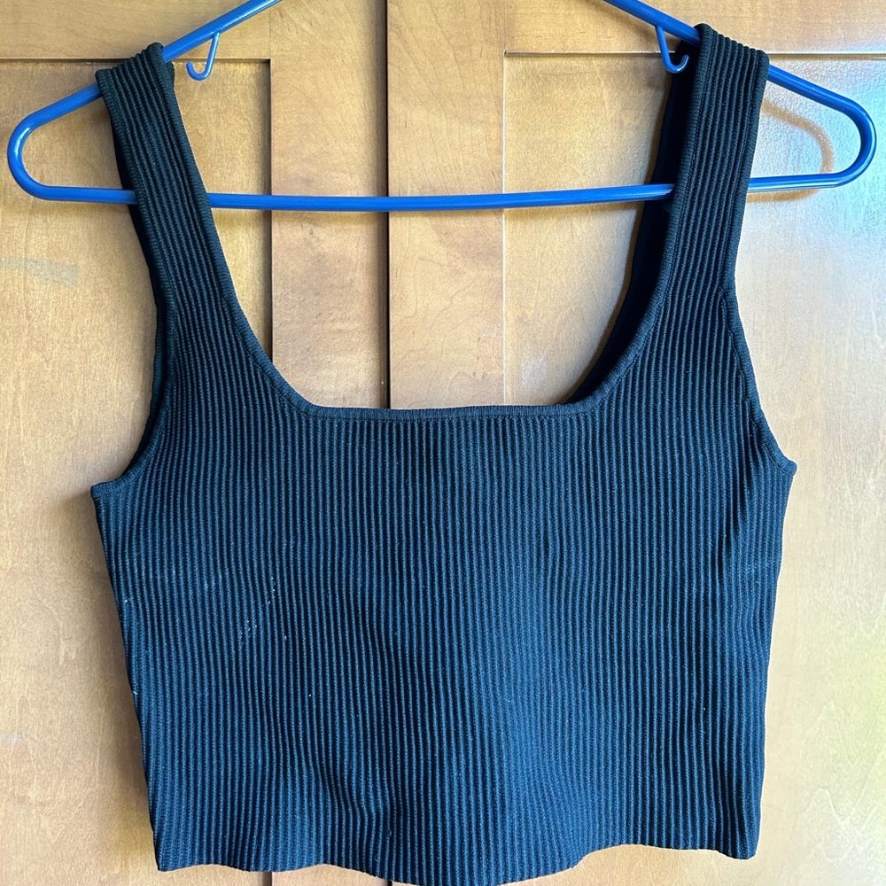 Glassons Black Squareneck tank